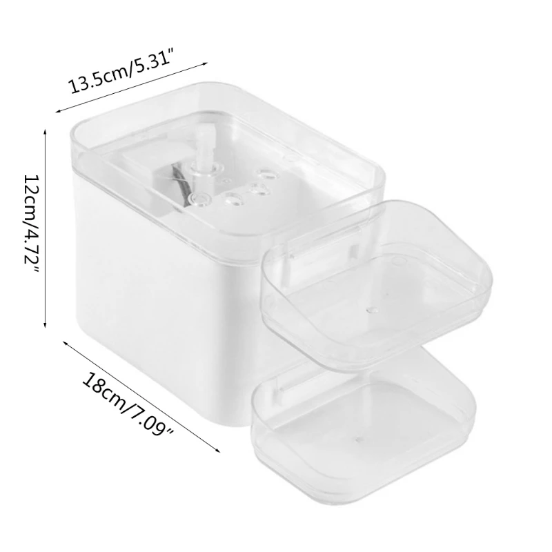 Cat Drinking Fountain USB Port 5V Super Quiet Dog Multiple Pets Automatic Water Fountain Quadruple Filtration LED Light
Cat Drinking Fountain USB Port 5V Super Quiet Dog Multiple Pets Automatic Water Fountain Quadruple Filtration LED Light