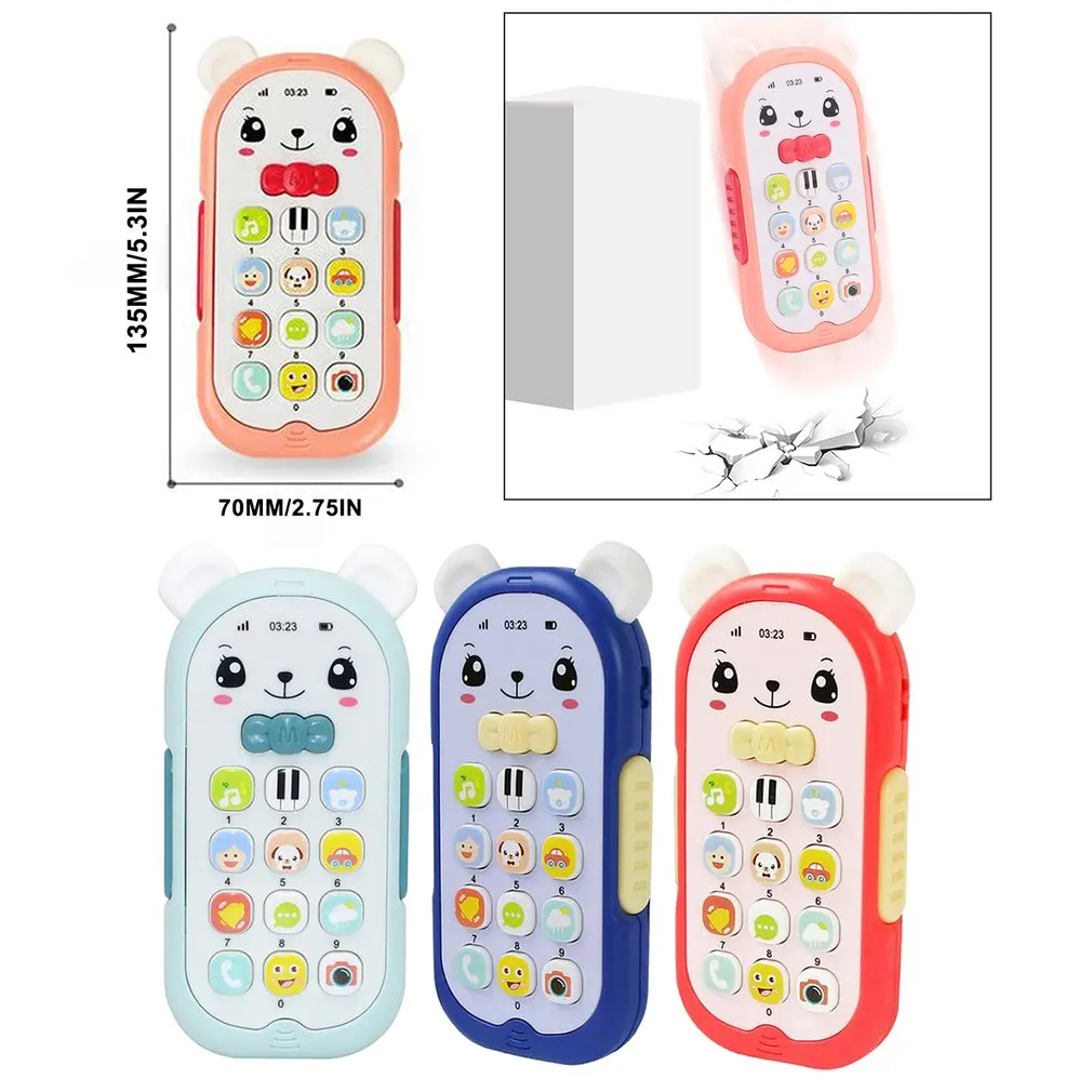 Infant Phone Toys Mobile Phone Early Educational Learning Machine Kids Gifts Phone Music Sound Machine Electronic Toys
Infant Phone Toys Mobile Phone Early Educational Learning Machine Kids Gifts Phone Music Sound Machine Electronic Toys
