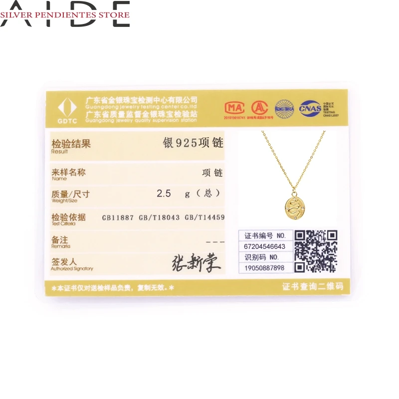 AIDE 925 Sterling Silver Simple Snake Zircon Necklace European And American Fashion Creative Pendant Necklace For Women Girls
AIDE 925 Sterling Silver Simple Snake Zircon Necklace European And American Fashion Creative Pendant Necklace For Women Girls