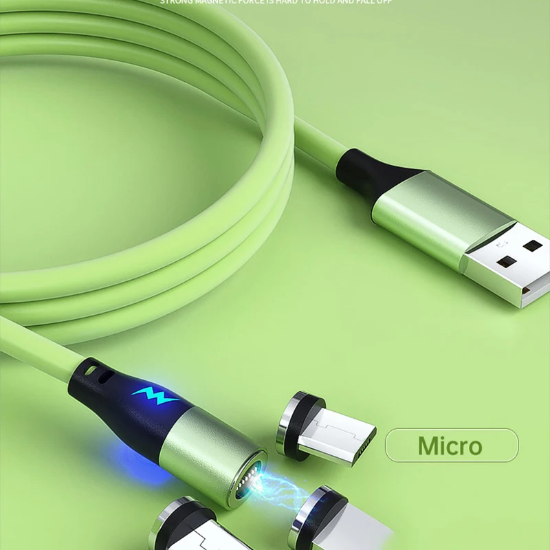 Magnetic Liquid Silicone Charge Cable For Samsung Fast Charging USB Type C Cable Mobile Phone Cord Wire With Data Transmission
Magnetic Liquid Silicone Charge Cable For Samsung Fast Charging USB Type C Cable Mobile Phone Cord Wire With Data Transmission