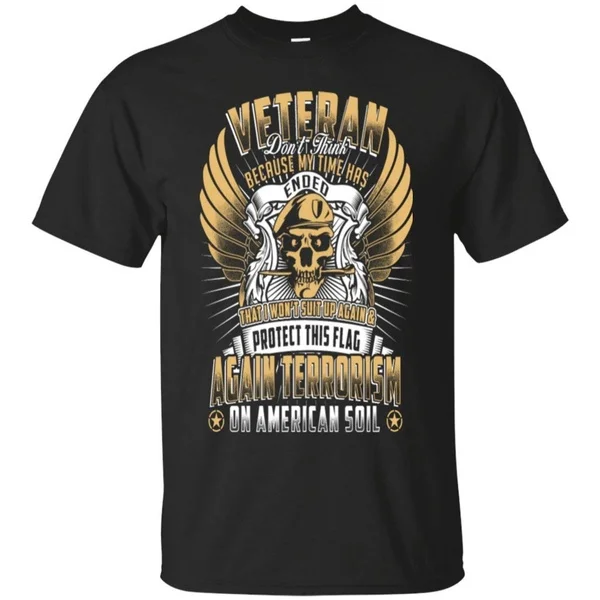 Mila Tees Veteran Infantry Don't Think Because My Time Ended Short Sleeve T-Shirt
Mila Tees Veteran Infantry Don't Think Because My Time Ended Short Sleeve T-Shirt