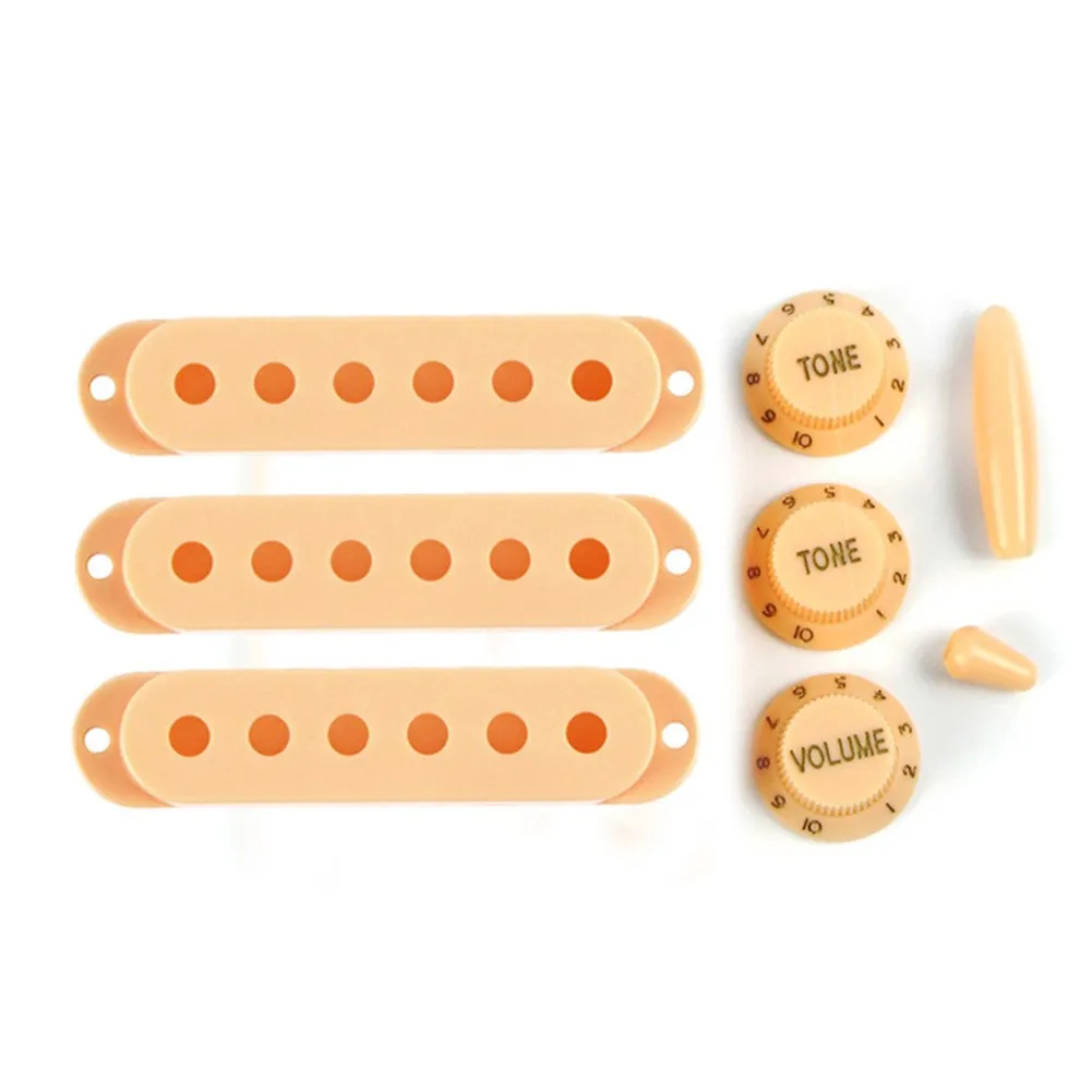 Pickup Covers 48/50/52mm KNOBS & TIPS In 6 Colours To For Strat Guitars String Space Neck Space Mid Bridge Knobs Switch Tip
Pickup Covers 48/50/52mm KNOBS & TIPS In 6 Colours To For Strat Guitars String Space Neck Space Mid Bridge Knobs Switch Tip