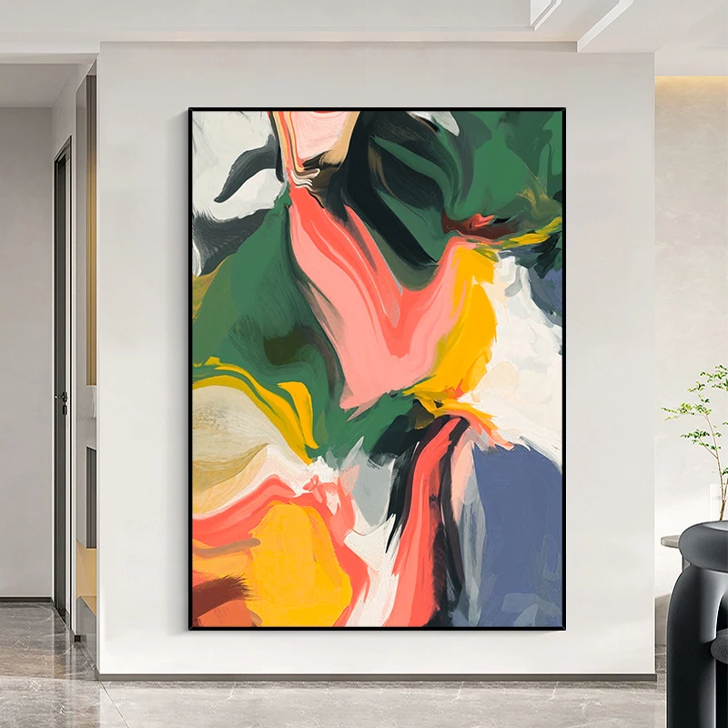 Hand-Painted Oil Painting on Canvas Abstract Colorful Wall Hanging Art Artwork Luxury Living Room Office Home Decoration No Fram
Hand-Painted Oil Painting on Canvas Abstract Colorful Wall Hanging Art Artwork Luxury Living Room Office Home Decoration No Fram
