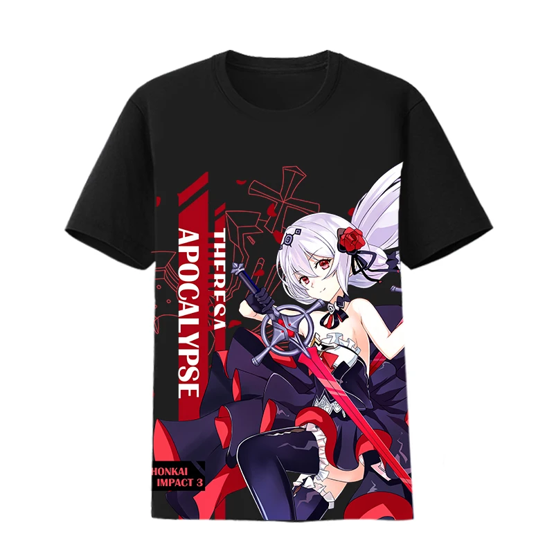 Anime Honkai Lmpact 3rd Fashion T-Shirt Loose Short-Sleeved Summer New Men Women Student Harajuku Tee Tops Cosplay
Anime Honkai Lmpact 3rd Fashion T-Shirt Loose Short-Sleeved Summer New Men Women Student Harajuku Tee Tops Cosplay