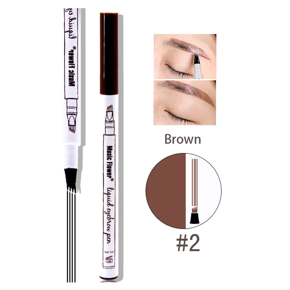 Eyebrow Pencil Waterproof and Sweat Proof Sweat-resistant Makeup Fine Sketch Women 4 head Fork Liquid Pen Tattoo
Eyebrow Pencil Waterproof and Sweat Proof Sweat-resistant Makeup Fine Sketch Women 4 head Fork Liquid Pen Tattoo