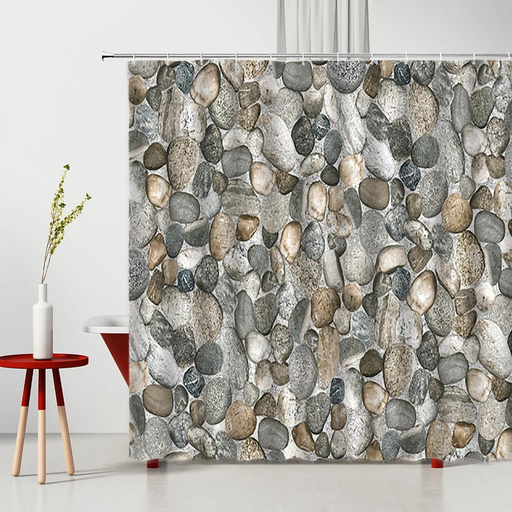 Retro Stone Wall Shower Curtain Modern Printing Bathroom Decoratio Bathtub Screen Washable Home Bath Hanging Curtains With Hooks
Retro Stone Wall Shower Curtain Modern Printing Bathroom Decoratio Bathtub Screen Washable Home Bath Hanging Curtains With Hooks