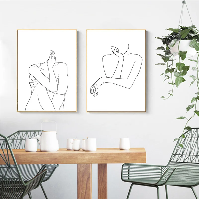 Home Decor Abstract Wall Art Women's Line Canvas Painting Modern Prints Poster Home Decorative wall Picture for living room
Home Decor Abstract Wall Art Women's Line Canvas Painting Modern Prints Poster Home Decorative wall Picture for living room