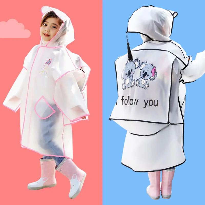 New 2021 Children's Cartoon Eva Raincoat Schoolbag Poncho Kindergarten Rain Gear Rain Coat Children Raincoat Waterproof
New 2021 Children's Cartoon Eva Raincoat Schoolbag Poncho Kindergarten Rain Gear Rain Coat Children Raincoat Waterproof