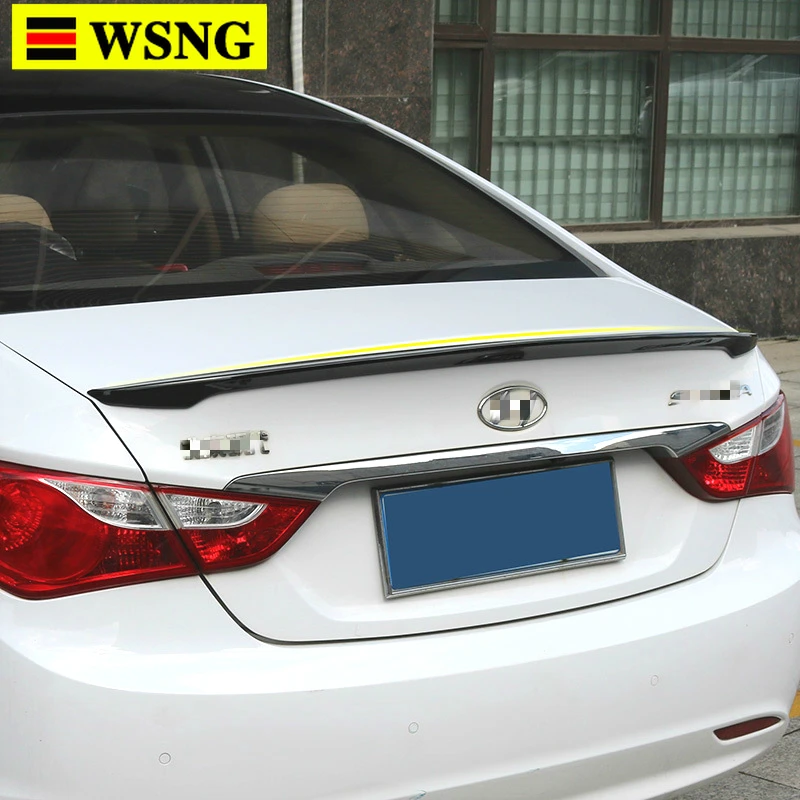 2011 2012 2013 2014 2015 для hyundai sonata спойлер задний багажник крыша Крыло Спойлер ABS материал