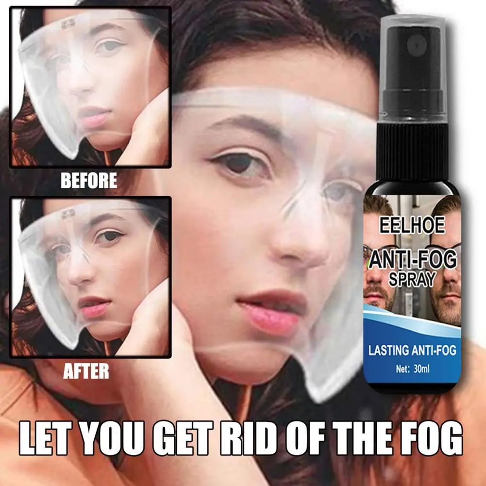 30ML Anti-fog Spray Glasses Glass Anti-fog Immediately Defogging Natural Non-Toxic Spray For Home Glasses Car Glass Defog 
30ML Anti-fog Spray Glasses Glass Anti-fog Immediately Defogging Natural Non-Toxic Spray For Home Glasses Car Glass Defog