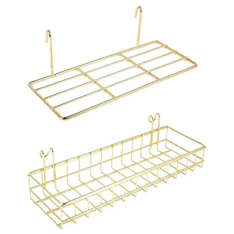 2pcs Grid Panel Wall Shelf Basket with Hook Bookshelf Display Storage Rack Tray U4LD
2pcs Grid Panel Wall Shelf Basket with Hook Bookshelf Display Storage Rack Tray U4LD
