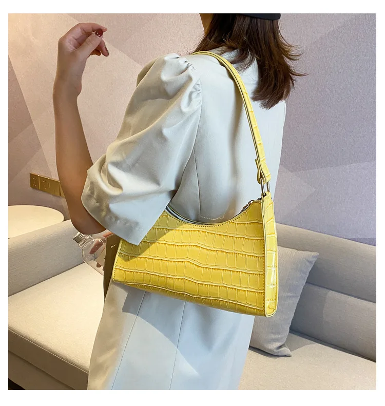 Soft PU Leather Women Purple Underarm Bag Retro Solid Color Ladies Baguette Handbags Fashion Design Girls Small Shoulder Bags
Soft PU Leather Women Purple Underarm Bag Retro Solid Color Ladies Baguette Handbags Fashion Design Girls Small Shoulder Bags