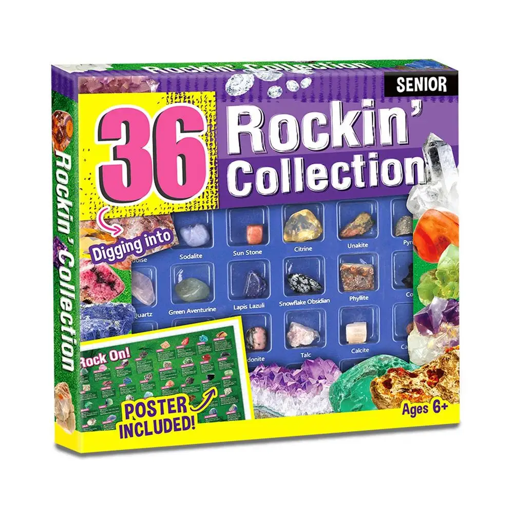 36/48pcs Rock Collection For Kids Excavation Kit Toys Natural Collections Christmas Advent Calendar Gift Box With Gemstone Cr
36/48pcs Rock Collection For Kids Excavation Kit Toys Natural Collections Christmas Advent Calendar Gift Box With Gemstone Cr