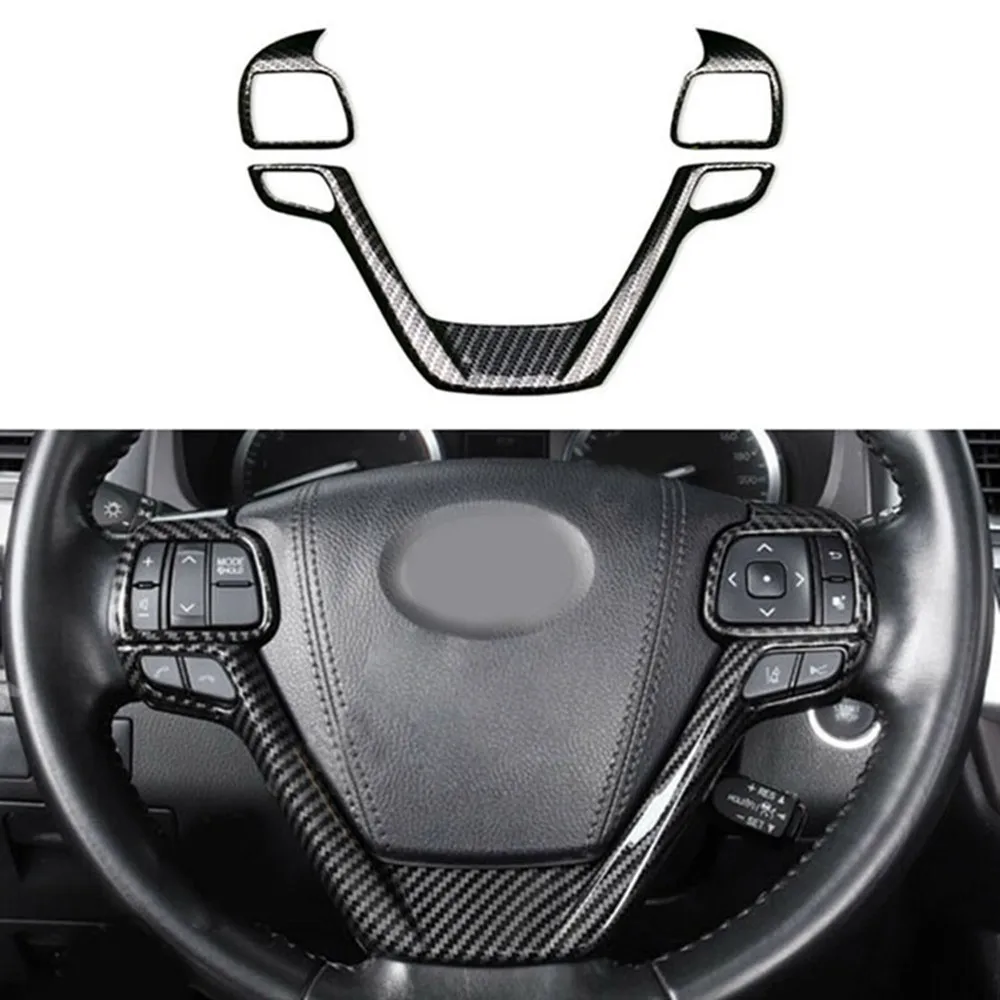 1Set Carbon Fiber Style Steering Wheel Frame Trim Cover For Toyota Highlander Steering Wheel Decoration 2015 - 2020
1Set Carbon Fiber Style Steering Wheel Frame Trim Cover For Toyota Highlander Steering Wheel Decoration 2015 - 2020