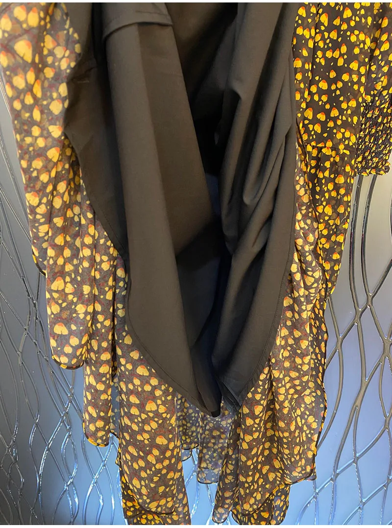 Bohemian Dress 2021 Spring Summer Style Women Yellow Floral Print Elastic Chest Long Sleeve Large Swing Casual Pleated Dress
Bohemian Dress 2021 Spring Summer Style Women Yellow Floral Print Elastic Chest Long Sleeve Large Swing Casual Pleated Dress