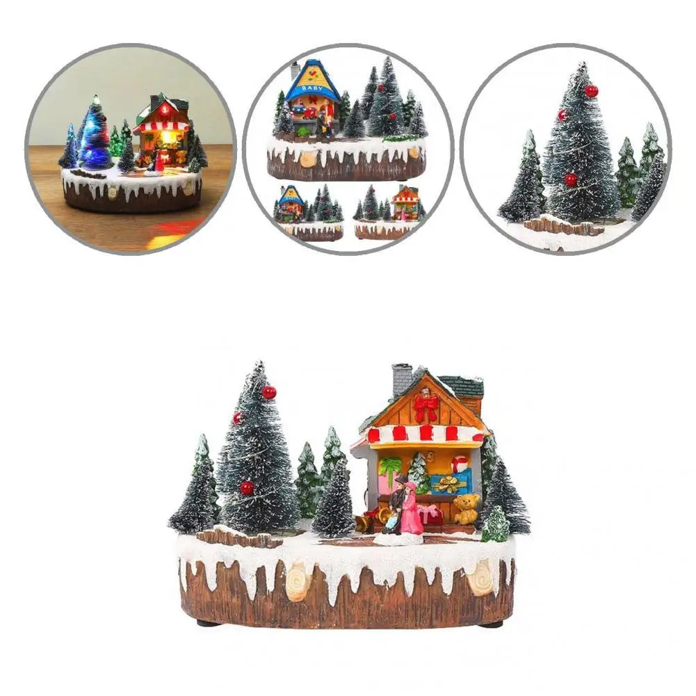Desktop Ornaments Great Glowing Miniature House Party Decoration Eye-catching Realistic Looking Christmas Ornaments
Desktop Ornaments Great Glowing Miniature House Party Decoration Eye-catching Realistic Looking Christmas Ornaments