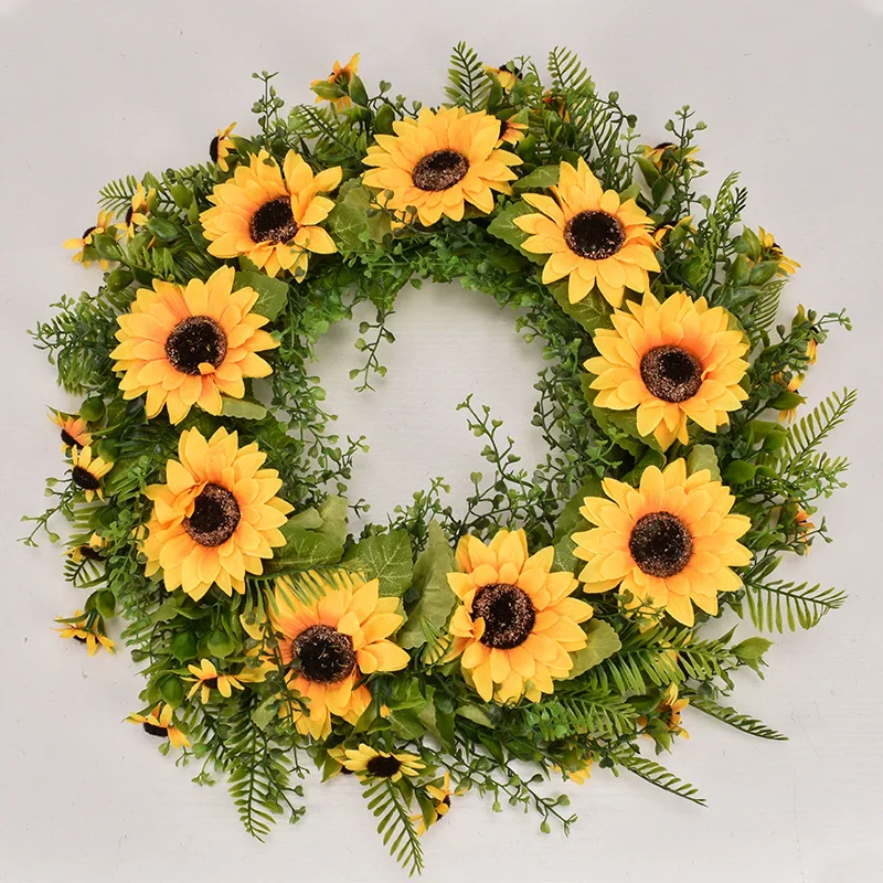 White Gypsophila Simulation Garland Sunflower Door Decoration Grass Ring Idyllic Wedding Pendant Artificial Flower Door Knocker
White Gypsophila Simulation Garland Sunflower Door Decoration Grass Ring Idyllic Wedding Pendant Artificial Flower Door Knocker