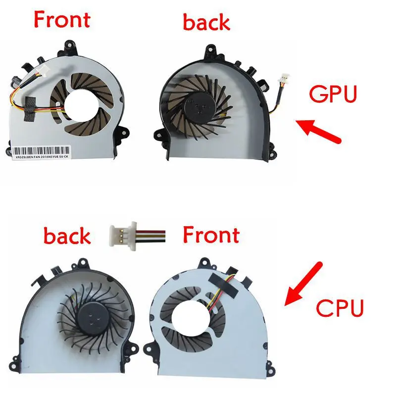 GZEELE NEW cooling fan for MSI GS70 GS72 MS-1771 MS-1773 UX7 7G-700 CPU GPU cooling fan cooler PAAD06015SL N184 N346 PAAD06015S
GZEELE NEW cooling fan for MSI GS70 GS72 MS-1771 MS-1773 UX7 7G-700 CPU GPU cooling fan cooler PAAD06015SL N184 N346 PAAD06015S