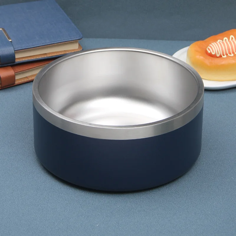 New pet food bowl double stainless steel dog bowl round antiskid cat bowl dog bowl
New pet food bowl double stainless steel dog bowl round antiskid cat bowl dog bowl