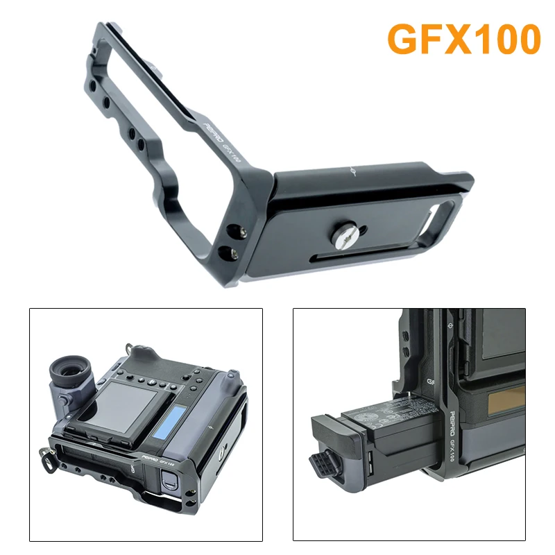 PEIPRO Quick Release Tripod Monopods for Fujifilm Fuji GFX100 Camera L Plate Bracket Holder Grip
PEIPRO Quick Release Tripod Monopods for Fujifilm Fuji GFX100 Camera L Plate Bracket Holder Grip