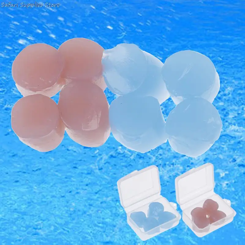 4pcs Earplugs For Swimming Silicone Soft Ear Plugs Earplugs Swimming Water Sports Swimming Accessories
4pcs Earplugs For Swimming Silicone Soft Ear Plugs Earplugs Swimming Water Sports Swimming Accessories