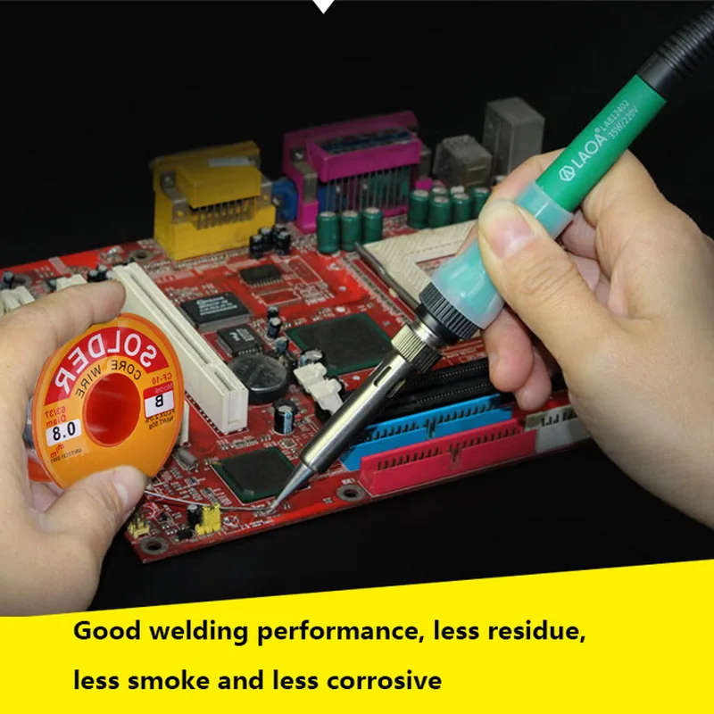 1 Pcs 0.5/0.6/0.8/1mm Solder Wire Tin Lead Rosin Approx Content 2.0% Welding Repair Tools for Electrical Soldering
1 Pcs 0.5/0.6/0.8/1mm Solder Wire Tin Lead Rosin Approx Content 2.0% Welding Repair Tools for Electrical Soldering