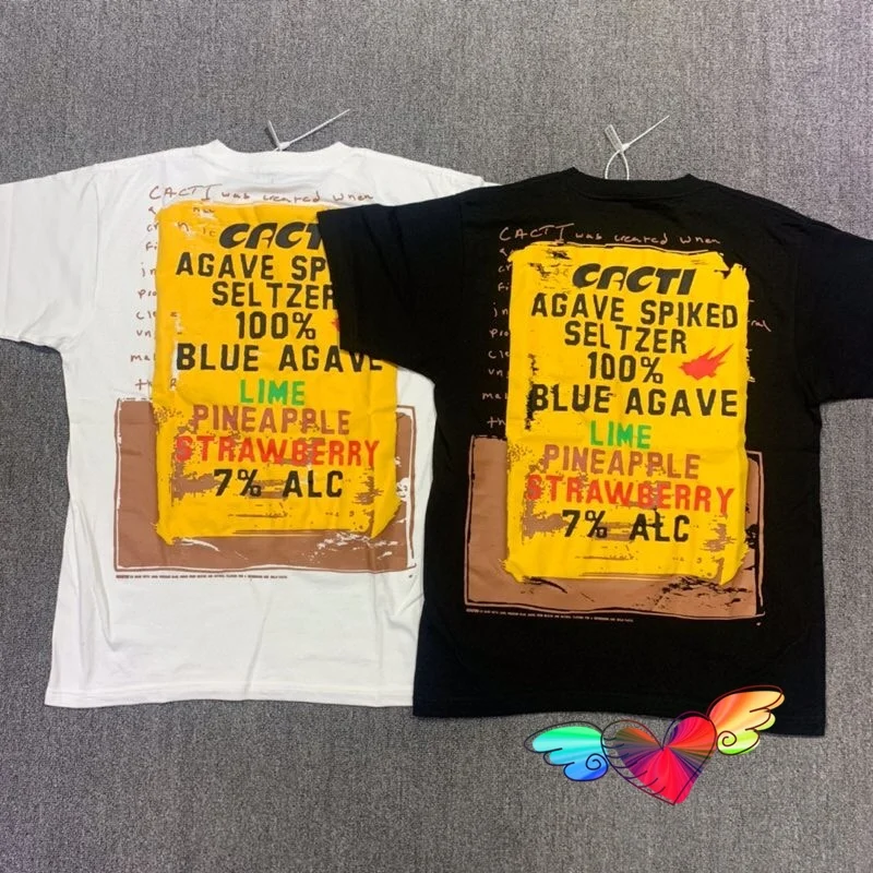 Travis Scott T-shirt Cacti Tee Men Women High Quality Painted Sign Print Cactus Jack T-shirts Hip Hop Tops Short Sleeve
Travis Scott T-shirt Cacti Tee Men Women High Quality Painted Sign Print Cactus Jack T-shirts Hip Hop Tops Short Sleeve