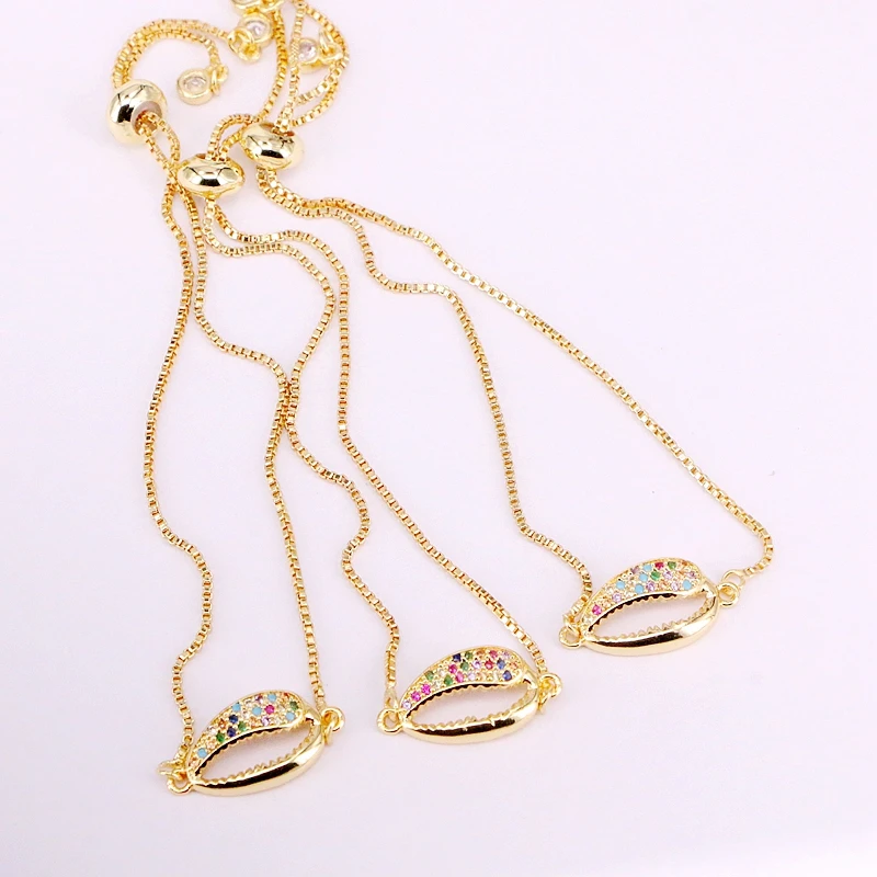 12PCS, Rainbow Copper Shell Bracelets Fashion Colorful Zirconia Crystal Bracelets Simple Jewelry
12PCS, Rainbow Copper Shell Bracelets Fashion Colorful Zirconia Crystal Bracelets Simple Jewelry