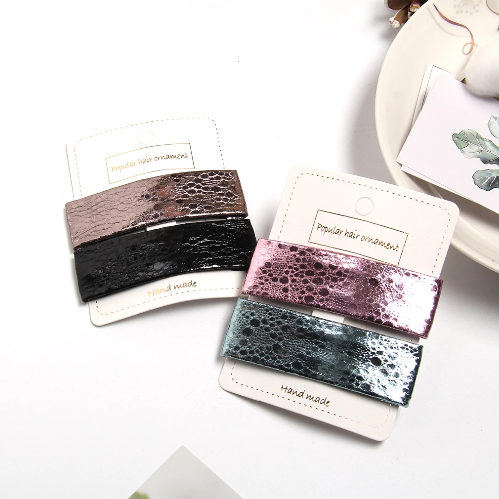 PU Solid Square Shape Hair Clip Fashion Girl Women Simple BB Clip Sweet Geometric Barrette Solid Playful Hair Accessories
PU Solid Square Shape Hair Clip Fashion Girl Women Simple BB Clip Sweet Geometric Barrette Solid Playful Hair Accessories