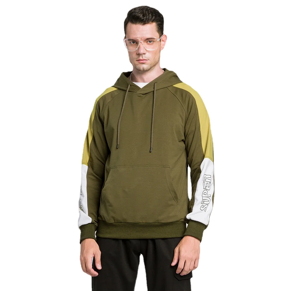 Толстовка мужская свободного кроя, свитшот с капюшоном и надписью, контрастных цветов, верхняя одежда в стиле Харадзюку, европейские размер... 
Толстовка мужская свободного кроя, свитшот с капюшоном и надписью, контрастных цветов, верхняя одежда в стиле Харадзюку, европейские размер...