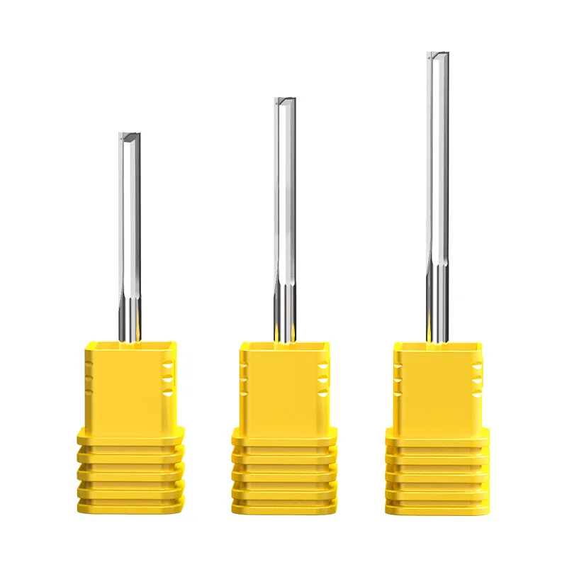 Vsharp 3.175 /4 mm Double Flutes Groove Straight End Mill Tungsten Carbide Milling Cutter For Wood MDF Hard Wood Acrylic PVC
Vsharp 3.175 /4 mm Double Flutes Groove Straight End Mill Tungsten Carbide Milling Cutter For Wood MDF Hard Wood Acrylic PVC