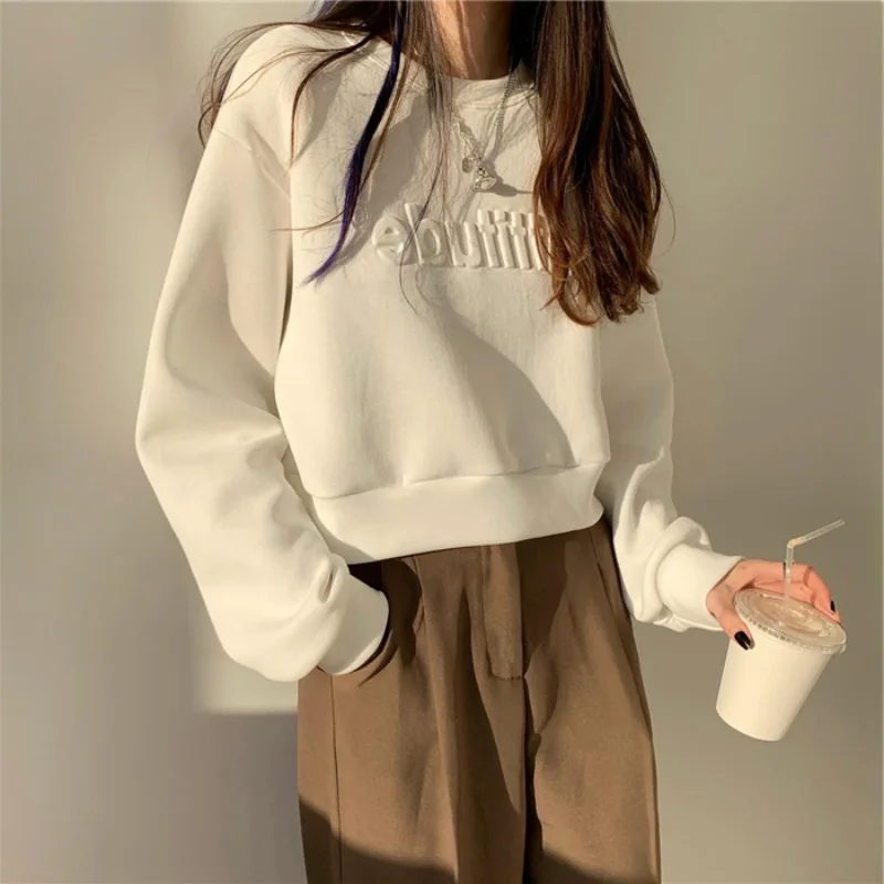 Autumn 2021 Ins Hot Sale Loose Bf Lazy Short Women Top Coat Fall Clothing Korean Fashion Letter Pattern Free Shipping Items
Autumn 2021 Ins Hot Sale Loose Bf Lazy Short Women Top Coat Fall Clothing Korean Fashion Letter Pattern Free Shipping Items