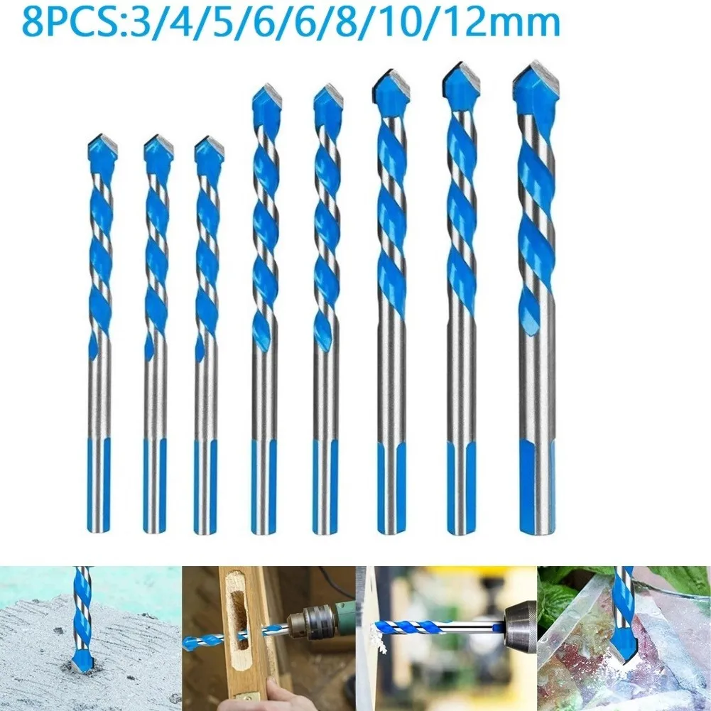 8/12pcs 3-12mm Triangle Drill Bit Multifunctional Drill Bits Triangle Drill For Drilling Drywall Bricks Wood Metal Hole Opener
8/12pcs 3-12mm Triangle Drill Bit Multifunctional Drill Bits Triangle Drill For Drilling Drywall Bricks Wood Metal Hole Opener