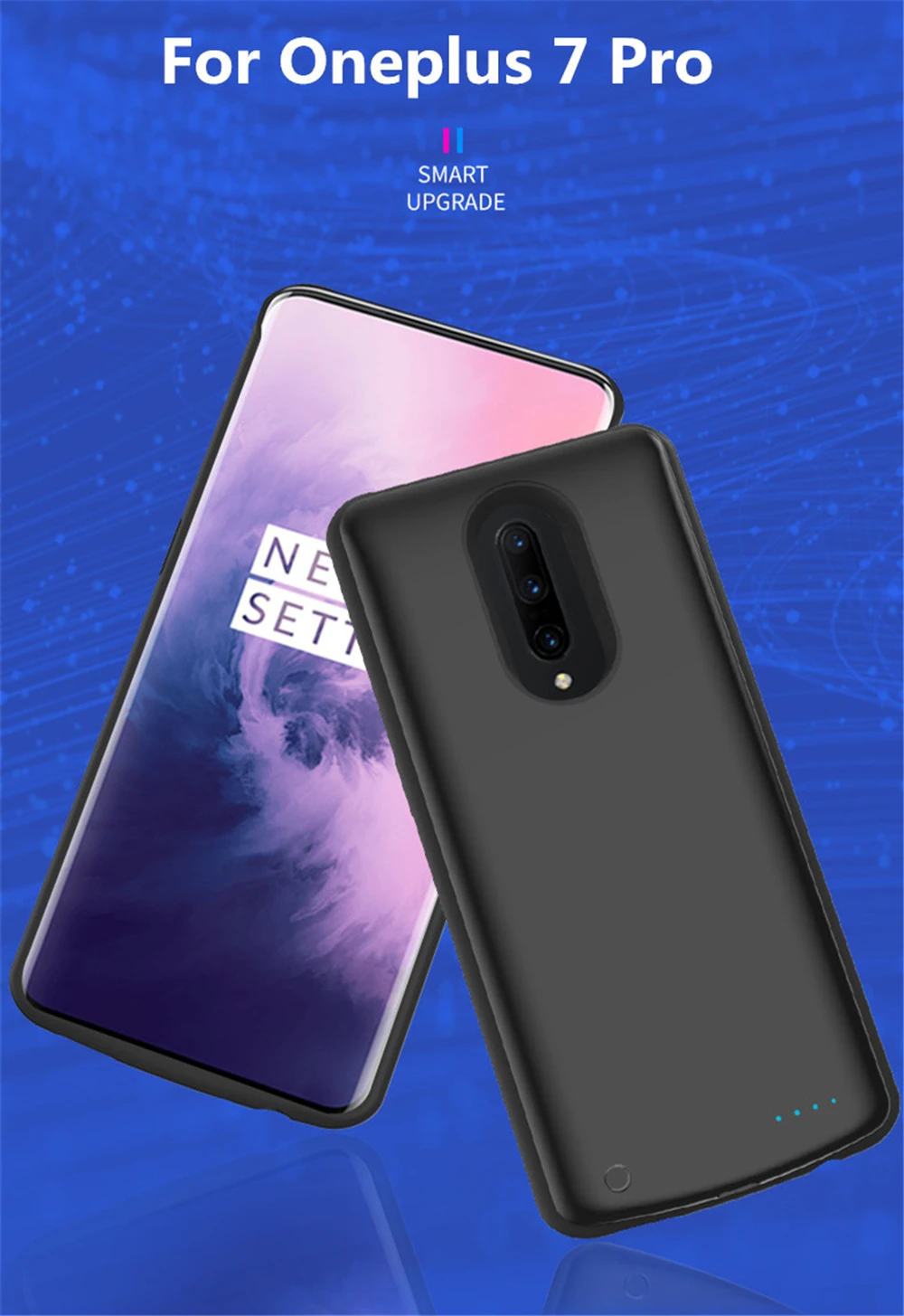 6500mAh Mobile Power Case for Oneplus 7 Pro High Quality External Battery Charger Case for Oneplus 7Pro power case
6500mAh Mobile Power Case for Oneplus 7 Pro High Quality External Battery Charger Case for Oneplus 7Pro power case