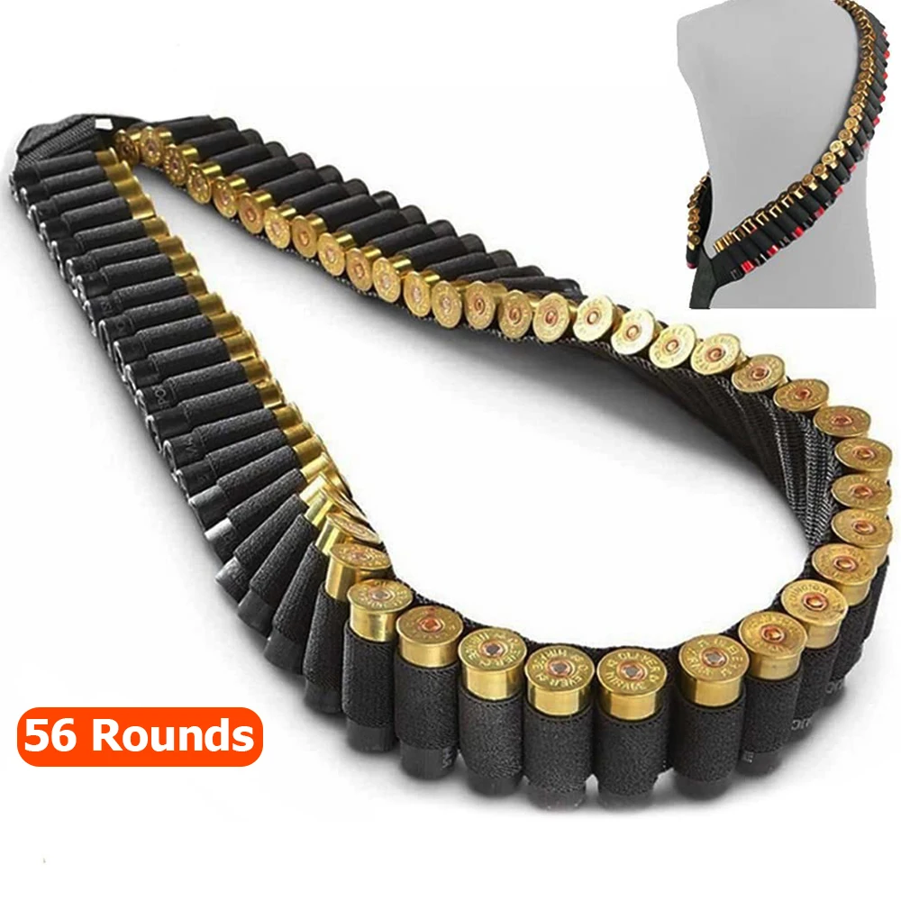 Tactical 56 Rounds Shotgun Shell Bandolier Belt 12/20 GA Hunting Ammo Holder Carrier Airsoft Rifle Shell Cartridge Waist Belt
Tactical 56 Rounds Shotgun Shell Bandolier Belt 12/20 GA Hunting Ammo Holder Carrier Airsoft Rifle Shell Cartridge Waist Belt