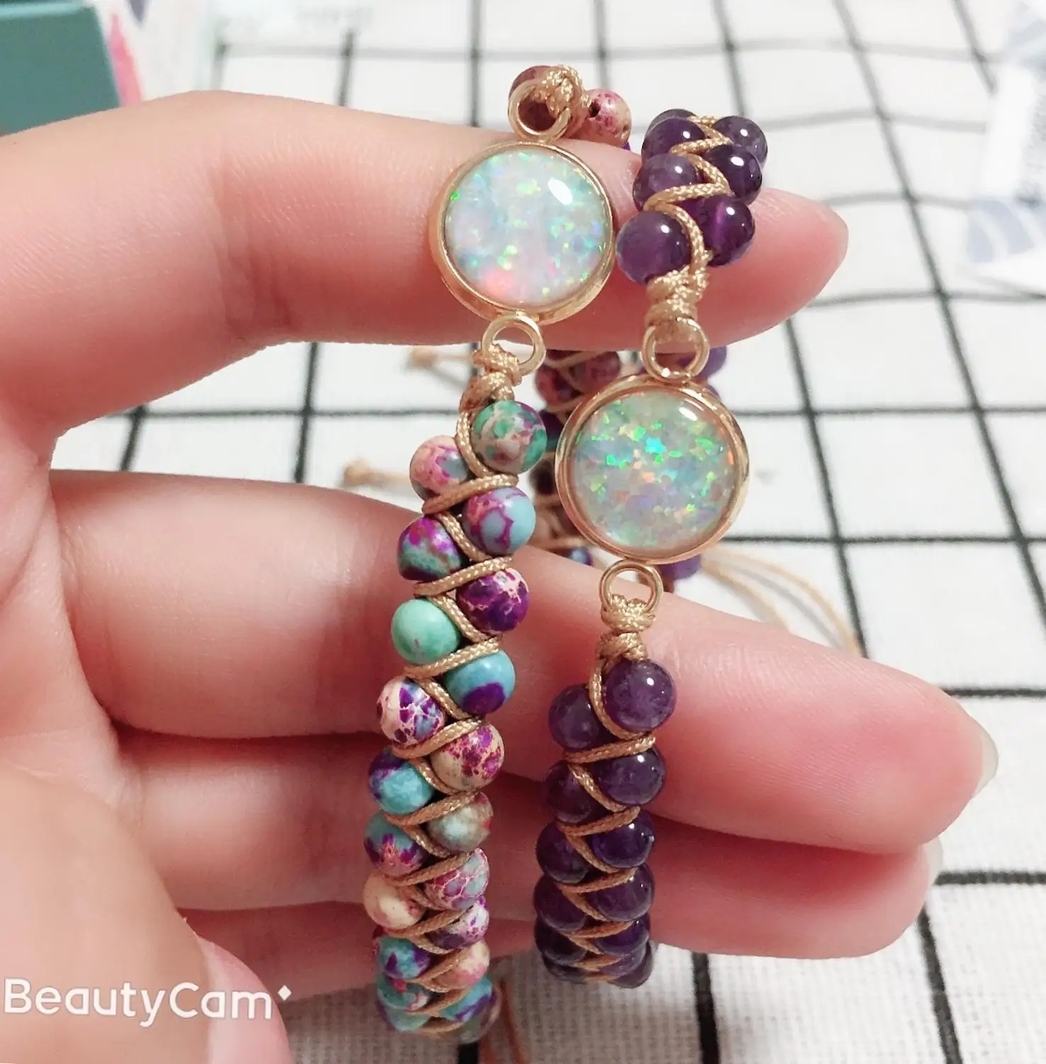 Stone Wrap Bracelets Femme Amethysts Opal String Braided Yoga Friendship Bracelet Bangle Bohemian for woman Jewelry
Stone Wrap Bracelets Femme Amethysts Opal String Braided Yoga Friendship Bracelet Bangle Bohemian for woman Jewelry