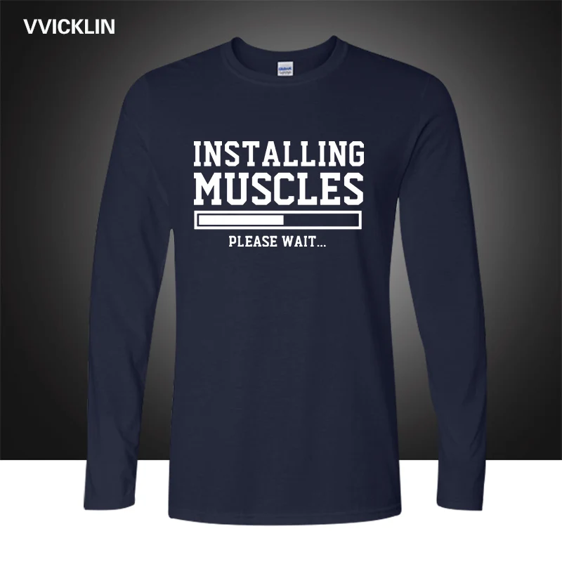 Autumn New Arrival INSTALLING MUSCLES Funny Print T-shirts Men's Cotton Long Sleeve TShirt 2021 Spring Plus Size Streetwear
Autumn New Arrival INSTALLING MUSCLES Funny Print T-shirts Men's Cotton Long Sleeve TShirt 2021 Spring Plus Size Streetwear