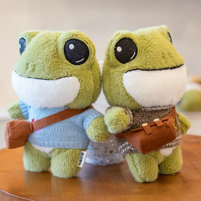29cm Cute Plush Big Eyes Frog Toy Stuffed Animals Soft Sweater Crossbody Bag Kids Toys Birthday Christmas Gift for Girls Boys
29cm Cute Plush Big Eyes Frog Toy Stuffed Animals Soft Sweater Crossbody Bag Kids Toys Birthday Christmas Gift for Girls Boys