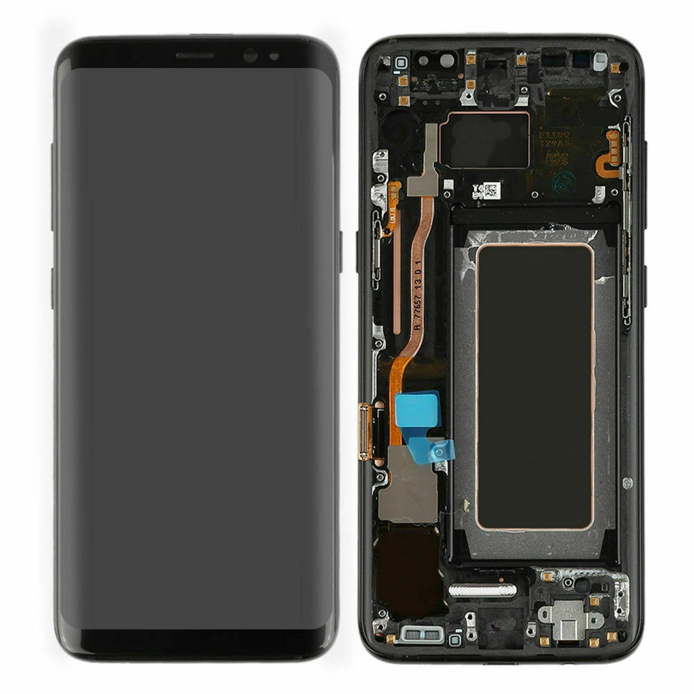 OLED For Samsung Galaxy S8 LCD Display Replacement Touch Screen Digitizer Assembly Black Silver Gold Gray Blue
OLED For Samsung Galaxy S8 LCD Display Replacement Touch Screen Digitizer Assembly Black Silver Gold Gray Blue