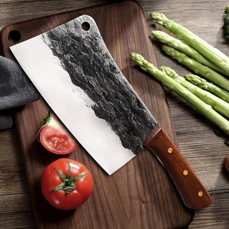 Super sharp kitchen stainless steel chopping knife bone chopping knife meat slicing knife hand-forged Chinese kitchen knife
Super sharp kitchen stainless steel chopping knife bone chopping knife meat slicing knife hand-forged Chinese kitchen knife