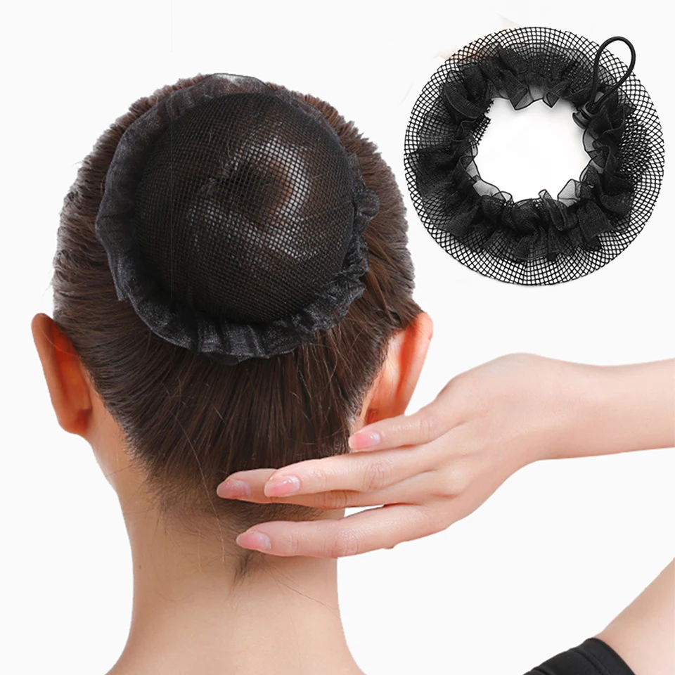 

Women Girls Fashion Hairnet Headwear Ballet Disk Hair Snood Nets For Wigs Invisible Dancing Sporting Hair Net Hair Accessories