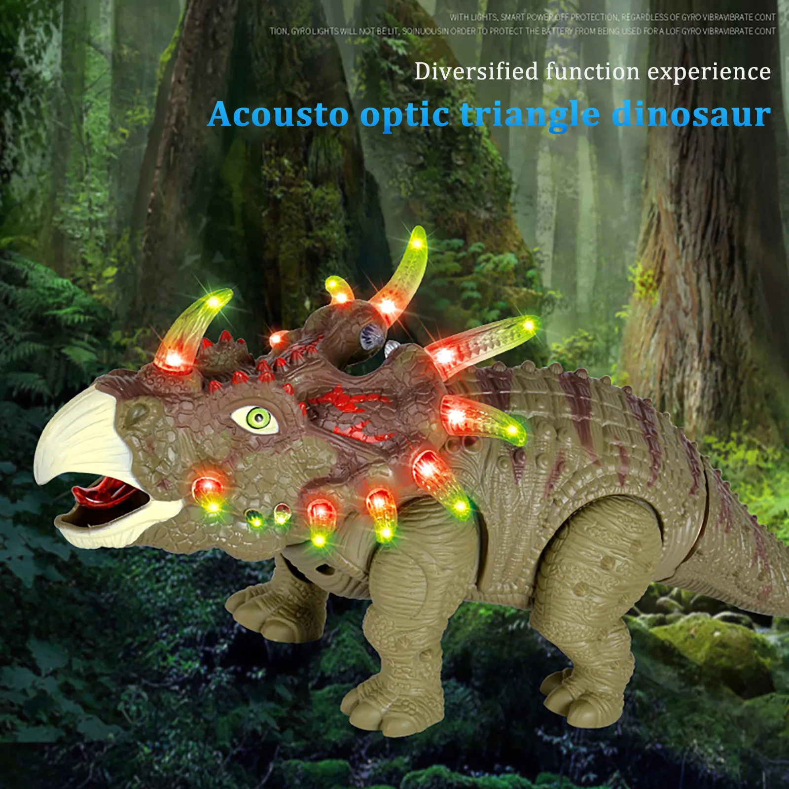 36x 15x 14cm Electric Tyrannosaur Walking Triceratops Dinosaur Figure With Lights Sounds Real Movement Kids Toy Educational Toy
36x 15x 14cm Electric Tyrannosaur Walking Triceratops Dinosaur Figure With Lights Sounds Real Movement Kids Toy Educational Toy