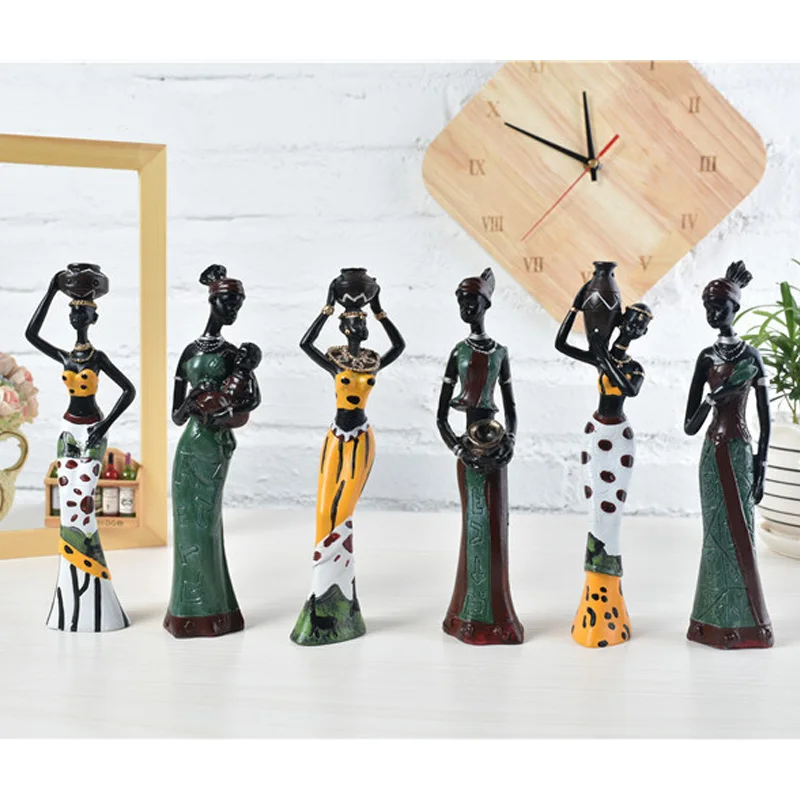 3PCS/Set African Figure Women Sculpture Tribal Lady Figurine Statue Decor Resin Crafts Gift Desktop Ornaments
3PCS/Set African Figure Women Sculpture Tribal Lady Figurine Statue Decor Resin Crafts Gift Desktop Ornaments