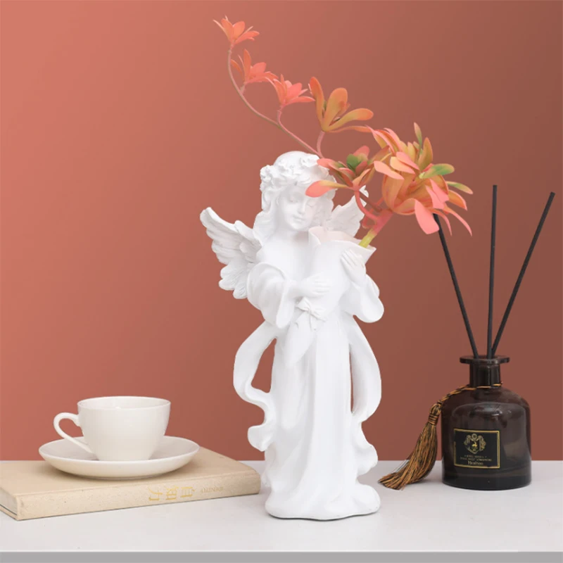 Скандинавский креативный молитвенный букет с ангелом, украшение, креативная Цветочная композиция из смолы, сказочное украшение для дома 
Скандинавский креативный молитвенный букет с ангелом, украшение, креативная Цветочная композиция из смолы, сказочное украшение для дома