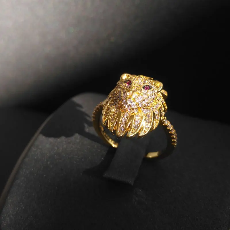 popzone s925 sterling silver ring new golden lion ring female golden yellow exaggerated luxury animal style jewelry brand gift
popzone s925 sterling silver ring new golden lion ring female golden yellow exaggerated luxury animal style jewelry brand gift