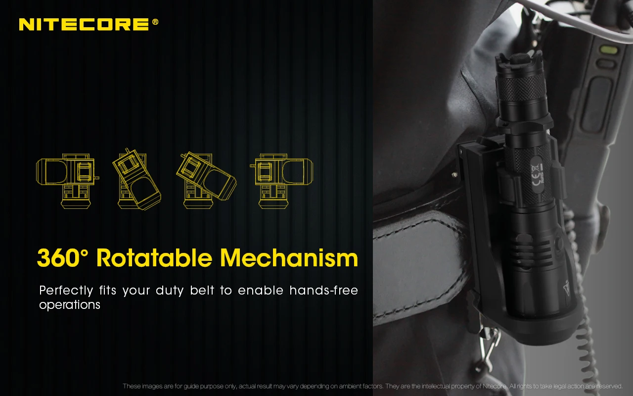 Nitecore NTH25 Tactical Flashlight Holster Specially Designed for Law Enforcement P20
Nitecore NTH25 Tactical Flashlight Holster Specially Designed for Law Enforcement P20