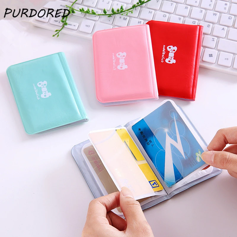 PURDORED 1 pc 12 Bits Cute Bow Credit Card Holder Bag Women PU Leather Buckle Business Cards ID Card Holder Case Dropshipping
PURDORED 1 pc 12 Bits Cute Bow Credit Card Holder Bag Women PU Leather Buckle Business Cards ID Card Holder Case Dropshipping