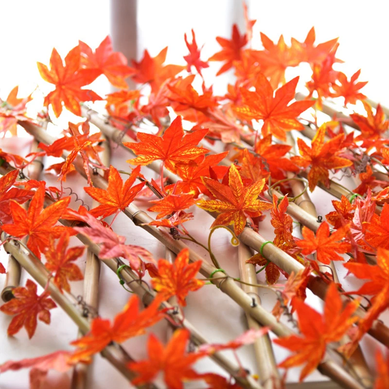 Artificial Plants Autumn Maple Leaf Fake Garland Plant Foliage String Christmas Garden Wedding Party Home decoration Accessories
Artificial Plants Autumn Maple Leaf Fake Garland Plant Foliage String Christmas Garden Wedding Party Home decoration Accessories