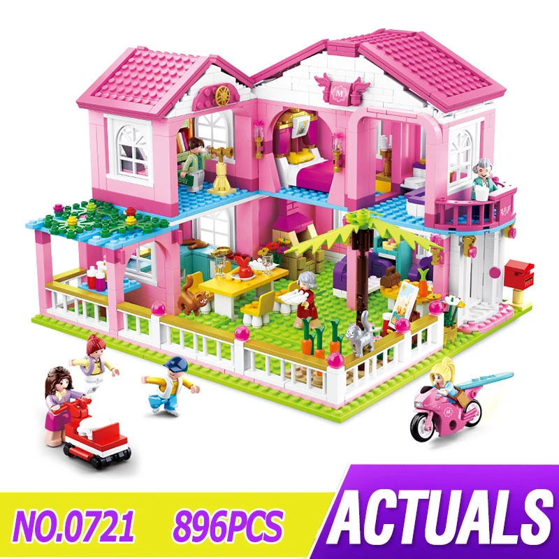 Sluban 0721 Girl Big Garden Villa Castle City House Modular Building Blocks Bricks Set Children Educational Toy Birthday Gift
Sluban 0721 Girl Big Garden Villa Castle City House Modular Building Blocks Bricks Set Children Educational Toy Birthday Gift