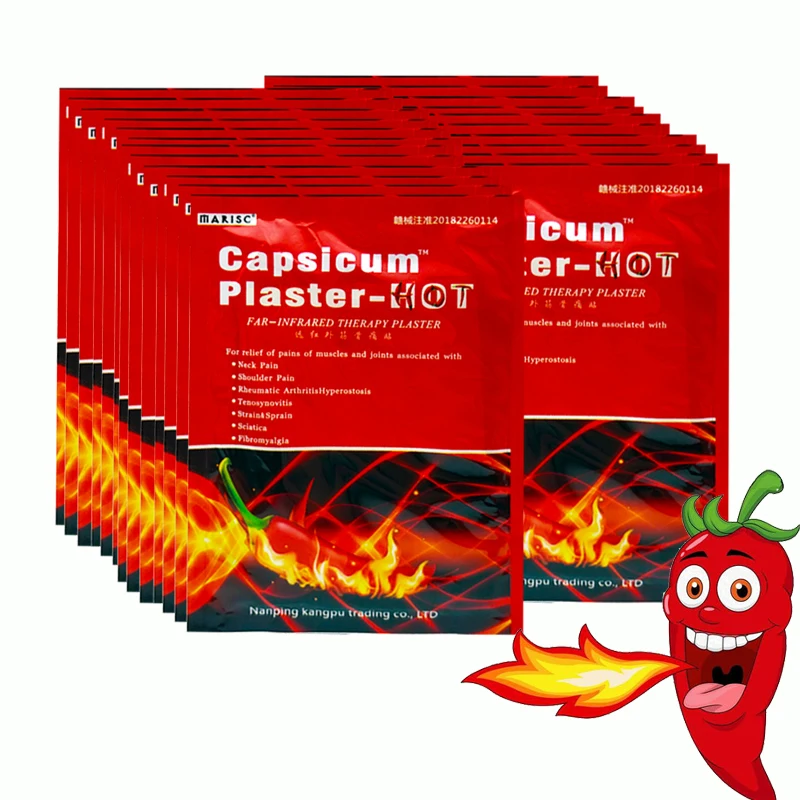 100 Pcs Hot Capsicum Patch Pain Relieving Patch Chinese Medical For Joints Pain Relieving Stickers Body Massage Plaster
100 Pcs Hot Capsicum Patch Pain Relieving Patch Chinese Medical For Joints Pain Relieving Stickers Body Massage Plaster